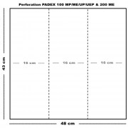Padex 100 UEP - Universal-Bindevliestücher, Traffic